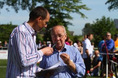 Hennig Tonn mit Organisator Heinz-Hermann Rieke