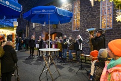 Der Posaunenchor spielte Weihanchtslieder