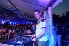 DJ Stefan Masur sorgte für eine rauschende Party trotz der Hitze